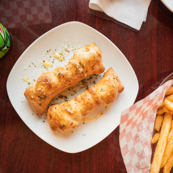 Garlic Bread and Fries